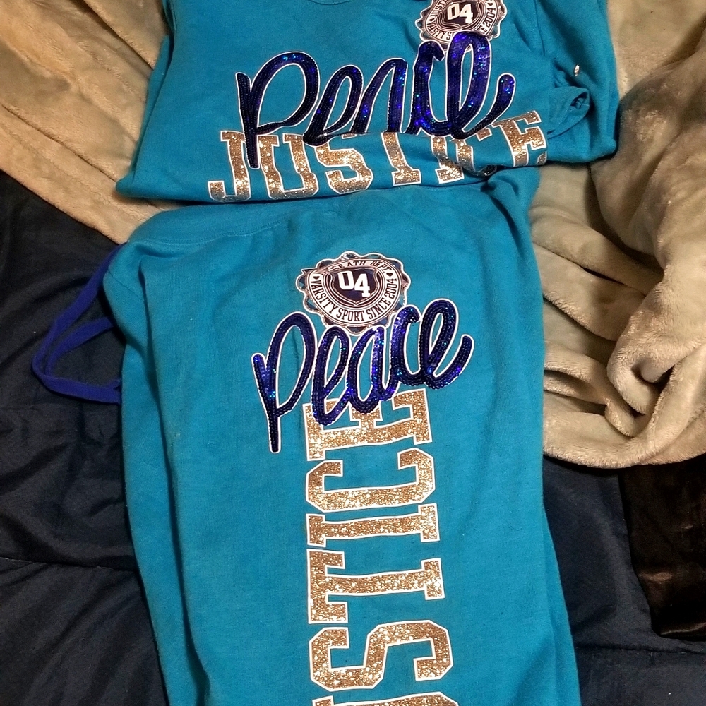 2 Justice Sweatsuits Bundle